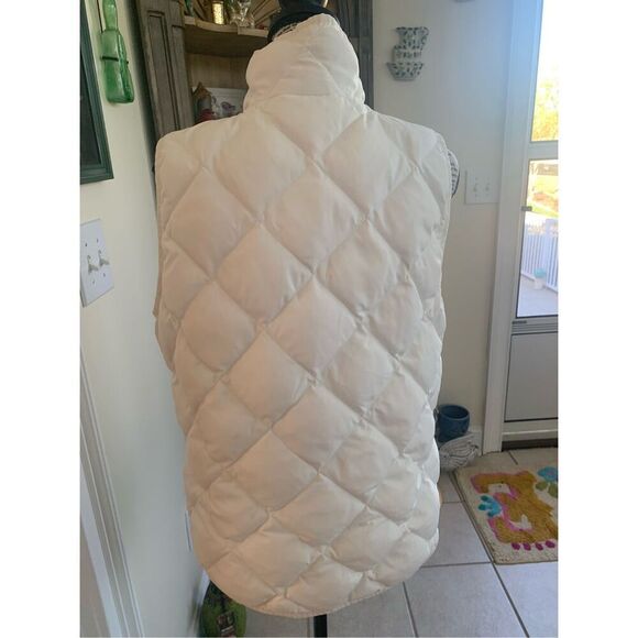 J Crew White Cream Quilted Vest - Picture 10 of 12